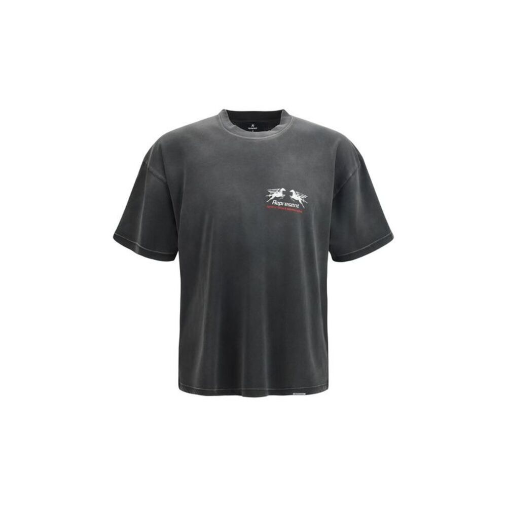 Represent Gray Cotton Men's T-Shirt